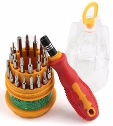 Magnetic 31 in 1 Repairing ScrewDriver Tool Set Kit (Multicolor, 31 Pieces)